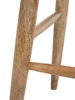 Sgabello Da Bar In Legno Di Mango Nino