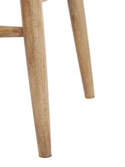 Sgabello Da Bar In Legno Di Mango Nino