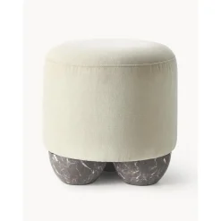 Sgabello Imbottito Lino