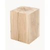Sgabello In Legno Di Quercia Massiccio Block