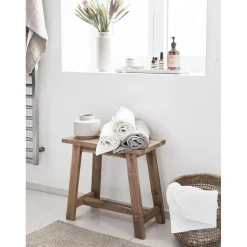 Sgabello In Legno Di Teak Lawas