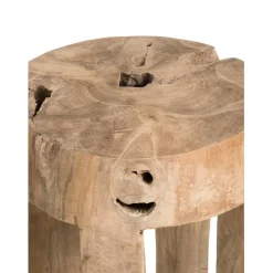 Sgabello In Legno Di Teak Java