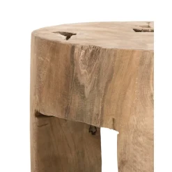 Sgabello In Legno Di Teak Java