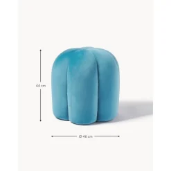 Sgabello In Velluto Cali