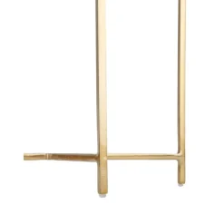 Sgabello In Velluto Con Struttura In Metallo Madeleine