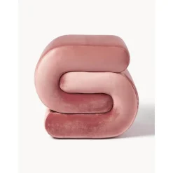 Sgabello In Velluto Merle