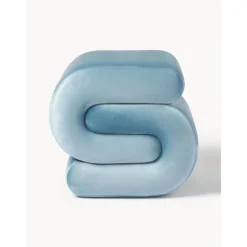 Sgabello In Velluto Merle