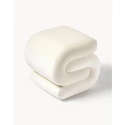 Sgabello In Velluto Merle