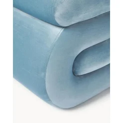 Sgabello In Velluto Merle