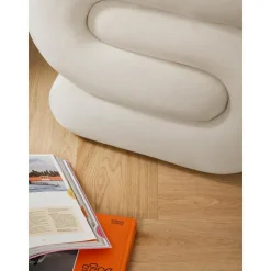 Sgabello In Velluto Merle