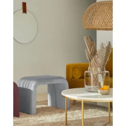 Sgabello In Velluto Penelope