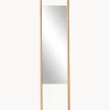 Specchio Angolare Da Appoggio Con Montanti In Legno Di Rovere Elin
