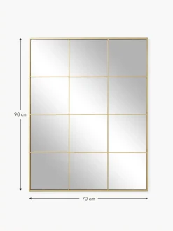 Specchio Angolare Da Parete Effetto Finestra Clarita