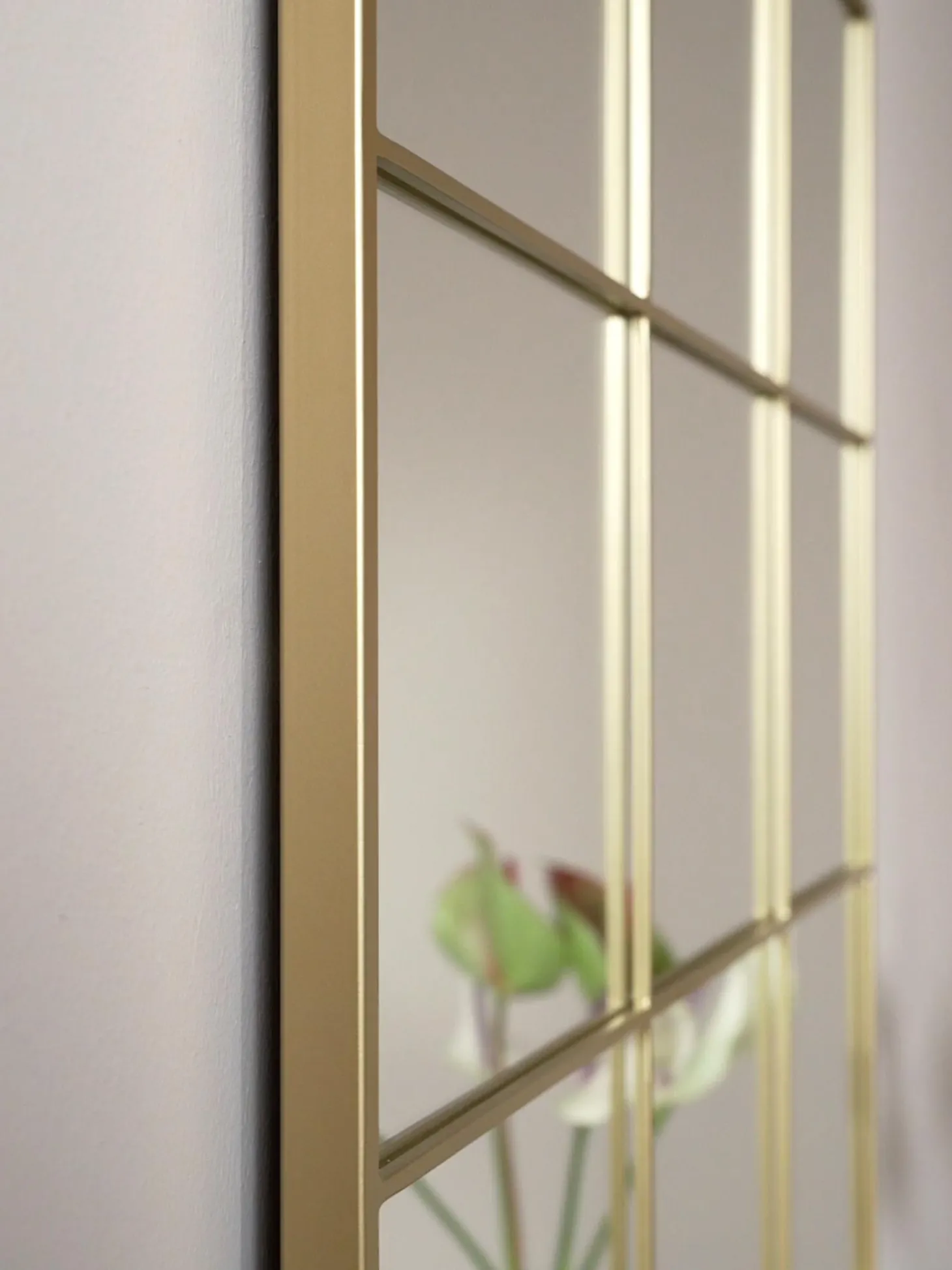 Specchio Angolare Da Parete Effetto Finestra Clarita