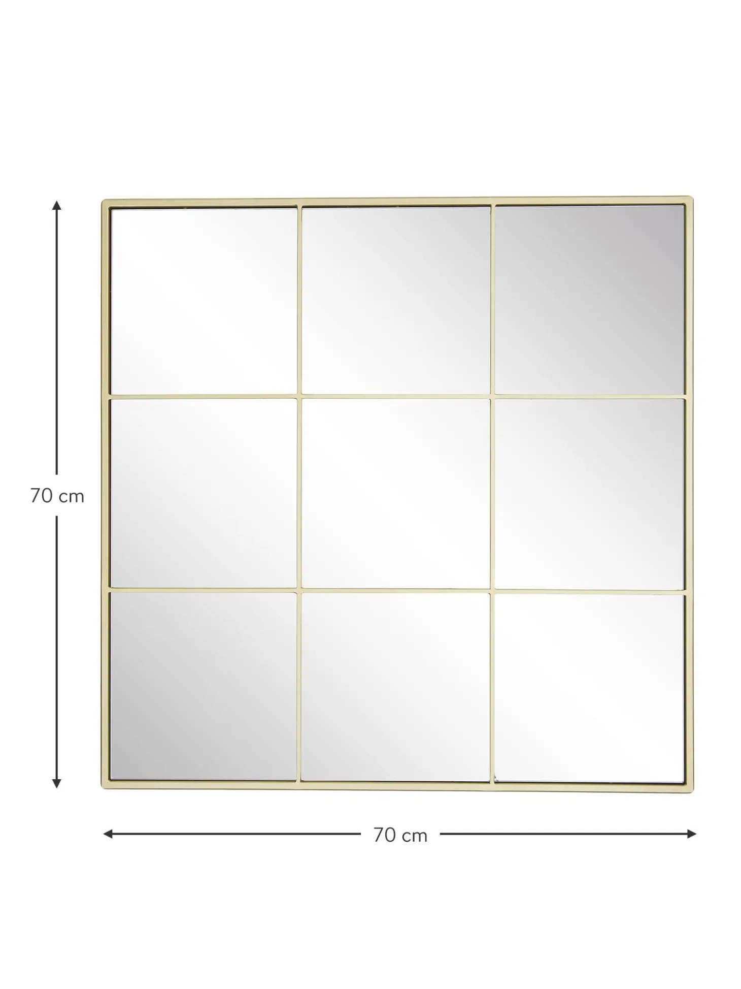 Specchio Angolare Da Parete Effetto Finestra Clarita