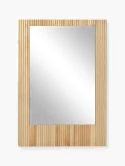 Specchio Da Parete Con Cornice In Legno Di Betulla Millerighe Nele