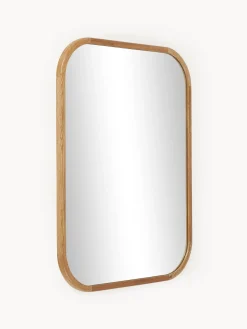 Specchio Da Parete Con Cornice In Legno Di Quercia Levan