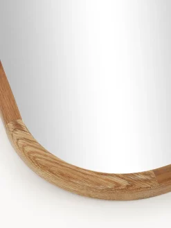 Specchio Da Parete Con Cornice In Legno Di Quercia Levan