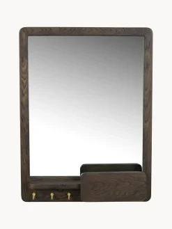 Specchio Da Parete Con Mensola In Legno Di Quercia Inverness