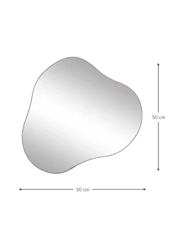 Specchio Da Parete Dalla Forma Organica Senza Cornice Lia