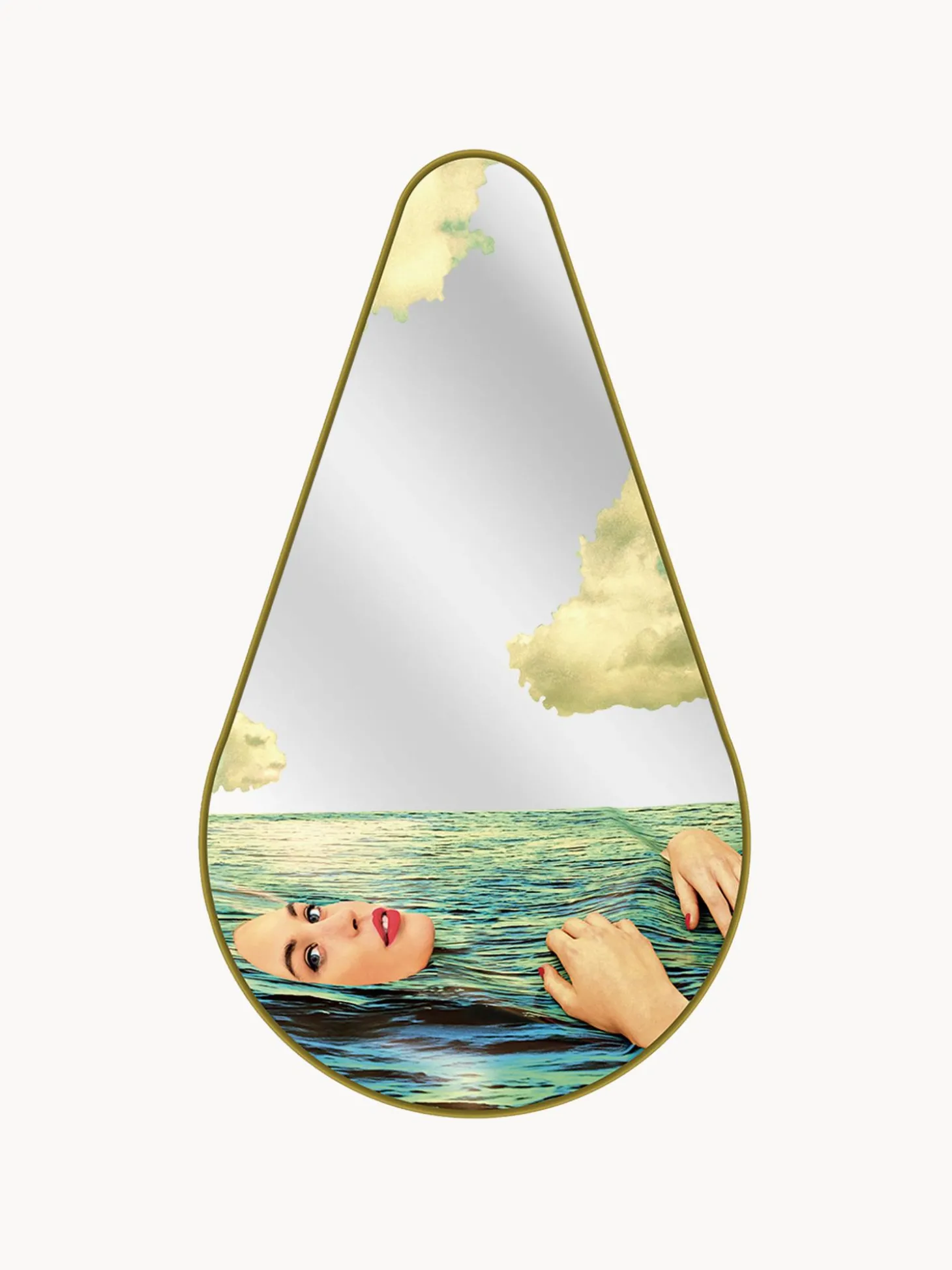 Specchio Da Parete Di Design Sea Girl