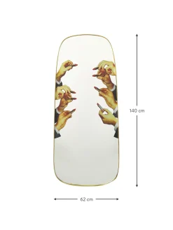 Specchio Da Parete Di Design Lipsticks