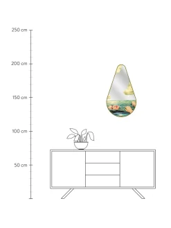 Specchio Da Parete Di Design Sea Girl