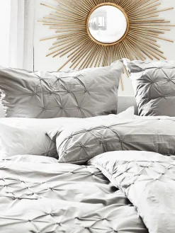 Specchio Da Parete In Metallo Dorato Ella