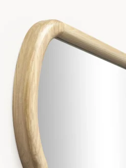 Specchio Da Parete Ondulato In Legno Stream
