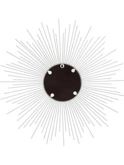 Specchio Decorativo Con Cornice In Metallo Argentato Ella