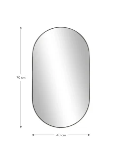 Specchio Ovale Da Parete Lucia