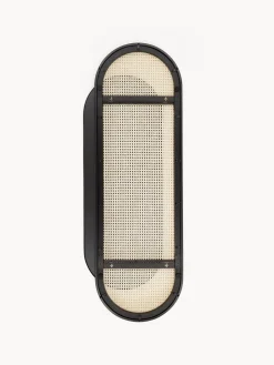 Specchio Ovale Da Parete Con Intreccio Viennese Esma