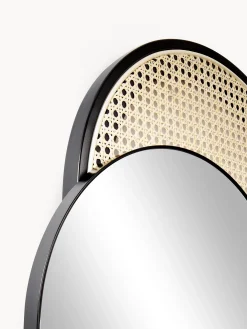 Specchio Ovale Da Parete Con Intreccio Viennese Esma