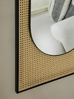 Specchio Ovale Da Parete Con Intreccio Viennese Esma