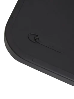 Specchio Quadrato Da Parete Con Cornice In Metallo Nero Ivy