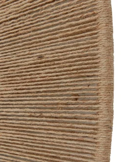 Specchio Rotondo Da Parete Con Cornice In Corda Beige Citra