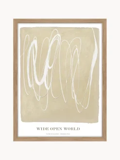 Stampa Digitale Incorniciata Wide Open World