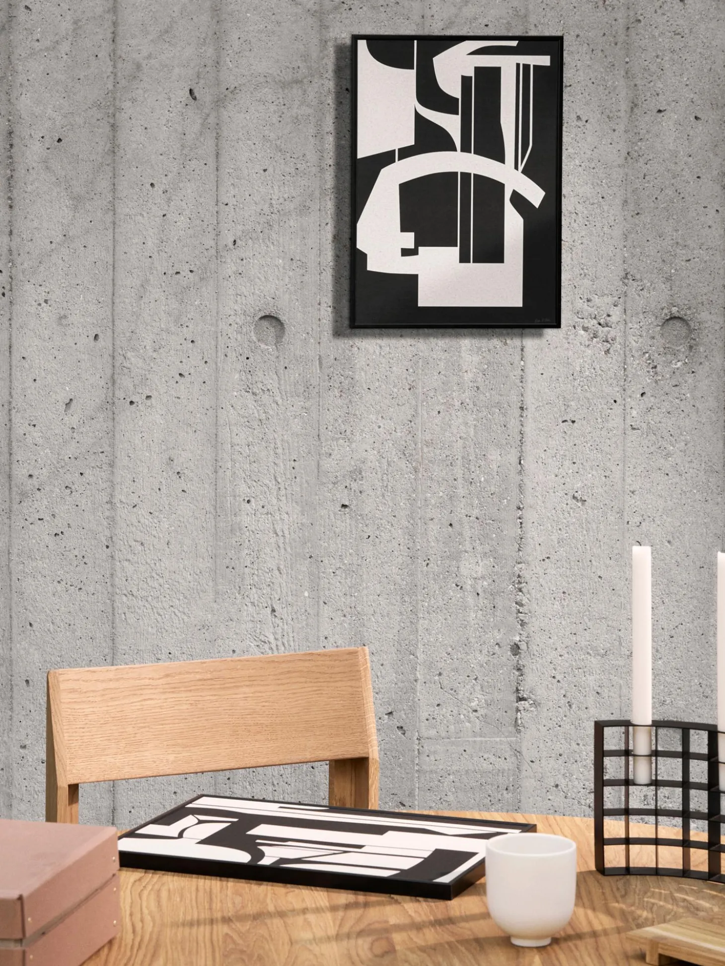 Stampa Digitale Incorniciata Silhouette