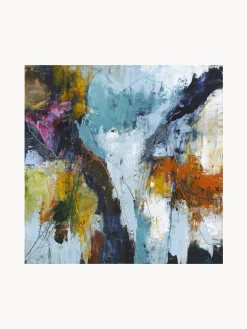 Stampa Su Tela Dipinta A Mano Freja Authentic 1