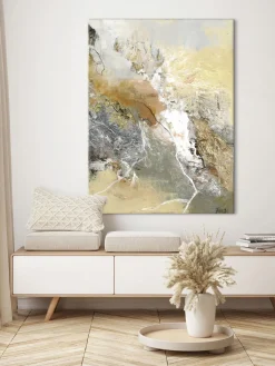 Stampa Su Tela Dipinta A Mano Sunny Days