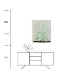 Stampa Su Tela Dipinta A Mano Flower Boat