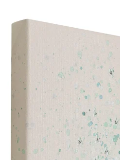 Stampa Su Tela Dipinta A Mano Flower Boat