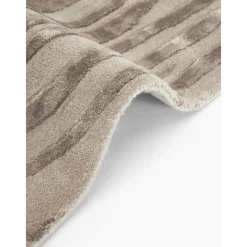 Tappeto A Pelo Corto Fatto A Mano Con Motivo A Rilievo Winola