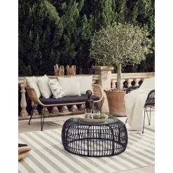 Tappeto A Righe Da Interno-Esterno Axa