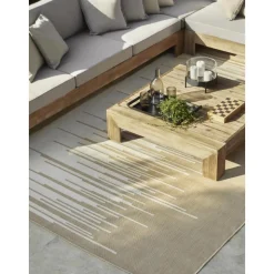 Tappeto Da Interno-Esterno Con Motivo Grafico Praiano