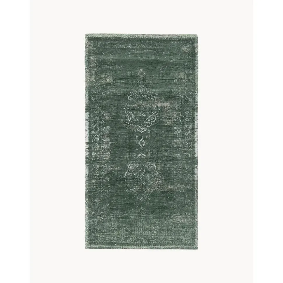 Tappeto In Ciniglia Medaillon