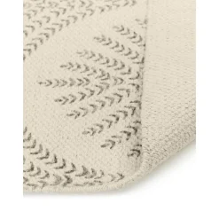 Tappeto In Cotone A Tessitura Piatta Con Bordo Sfrangiato Klara