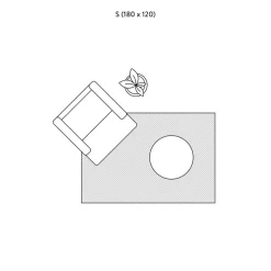 Tappeto In Cotone Fatto A Mano Con Motivo A Rombi E Frange Bina