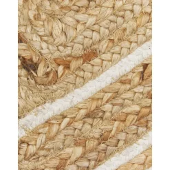 Tappeto In Juta Tessuto A Mano Clover