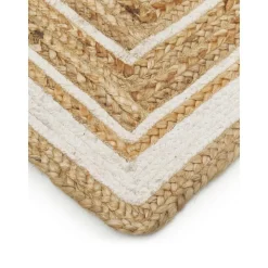 Tappeto In Juta Tessuto A Mano Clover